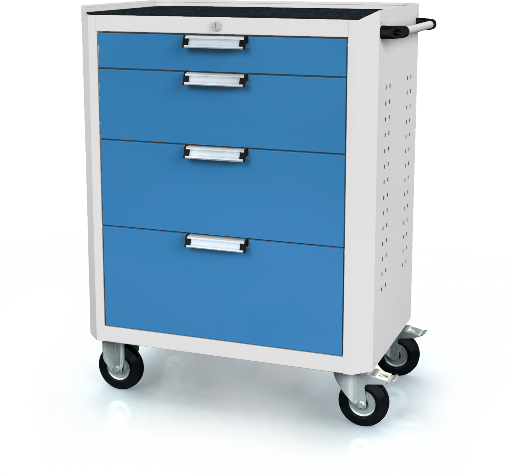 Werkstattwagen DVU 968 x 765 x 500 - standard - 4x Schubladen